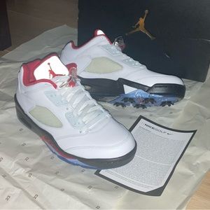 Jordan 5 Retro Low Golf
Fire Red (Silver Tongue)